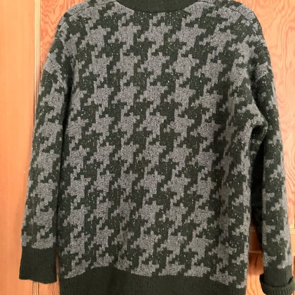 NWT Madewell Allston Double-Button Cardigan Sweater in Houndstooth, Sz XS - Picture 6 of 6